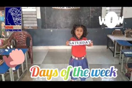 kg2 kiddos performed days of the week activity
