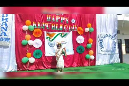 Republic day celebration at Sadhana school of excellence @2025